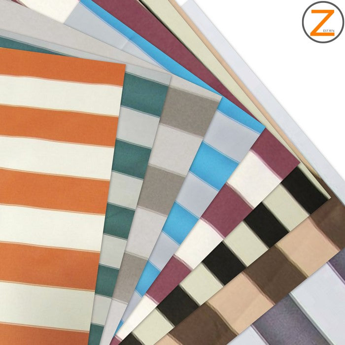 2 Tone Stripe Deck Canvas Outdoor Waterproof Fabric