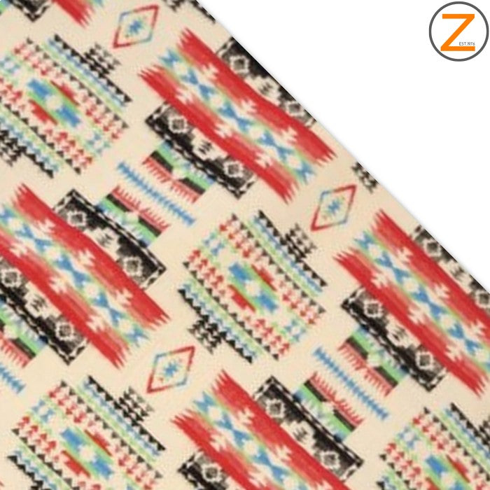 Aztec Indian Brushed Twill Fabric