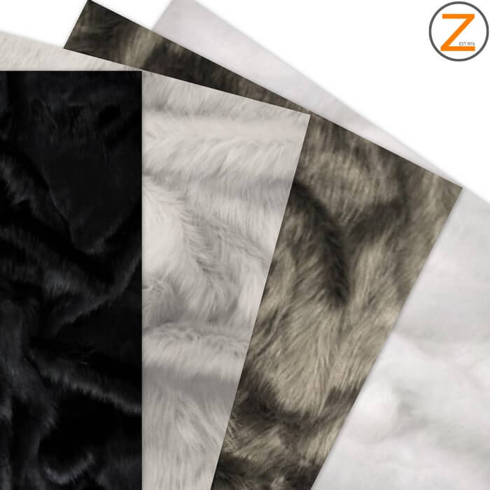 Solid Arctic Fox Fur Fabric - 2" - 2.5" Pile Length