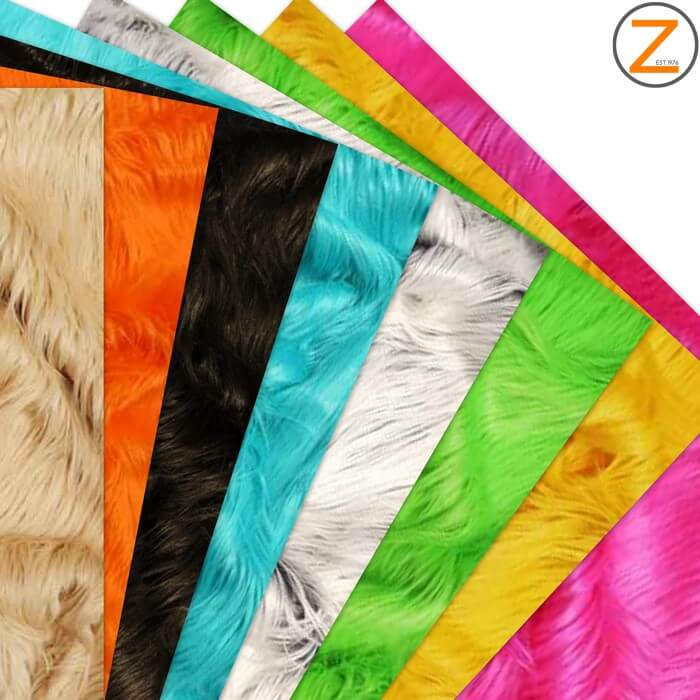 Faux Fake Fur Solid Gorilla Animal Long Pile Fabric - 4" Pile Length