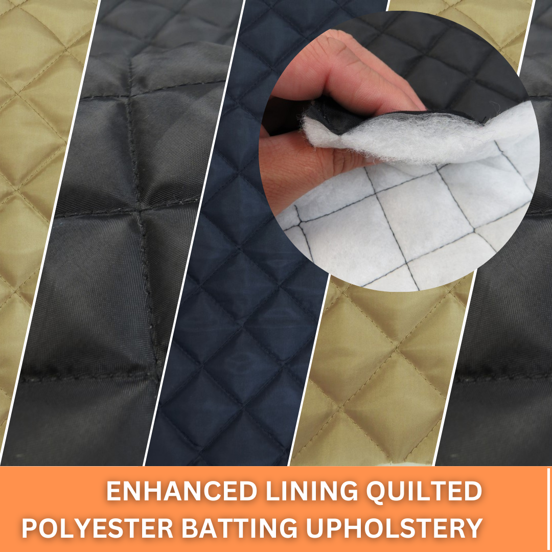 Enhanced Lining Quilted Polyester Batting Upholstery Fabric