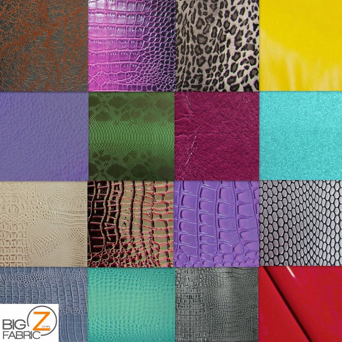 Faux Leather/Vinyl Fabric By The Roll Big Z Fabric