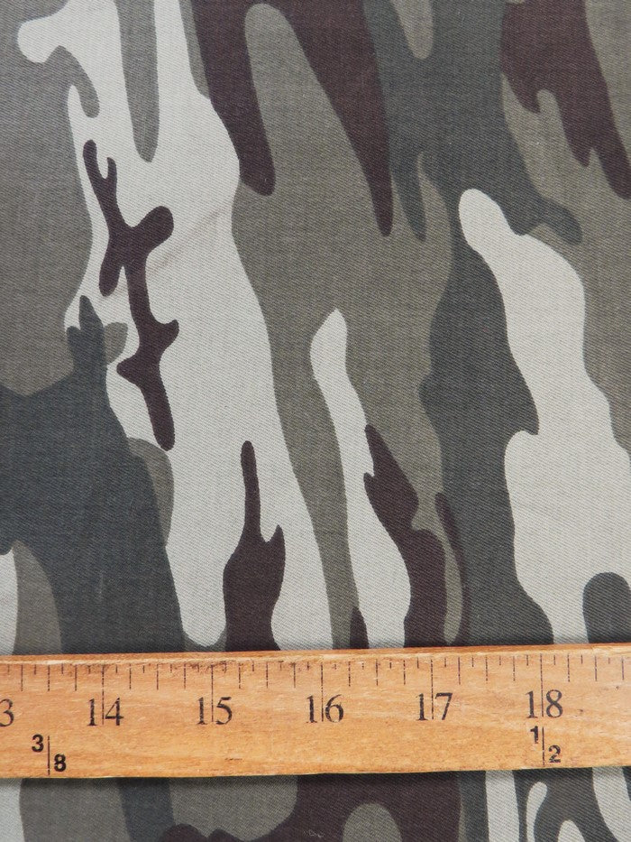 Moss Camouflage Twill Spandex Fabric - Assorted Twill Fabric