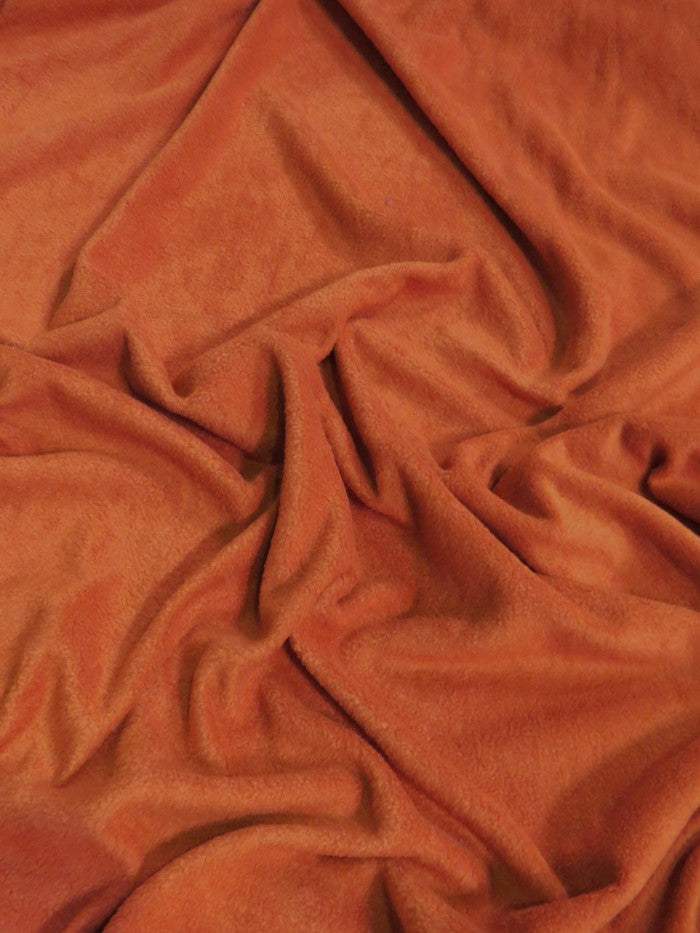 Fleece Fabric Solid / Copper / 65 Yard Roll