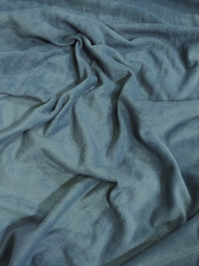 Fleece Fabric Solid / Denim Blue / 65 Yard Roll - 0