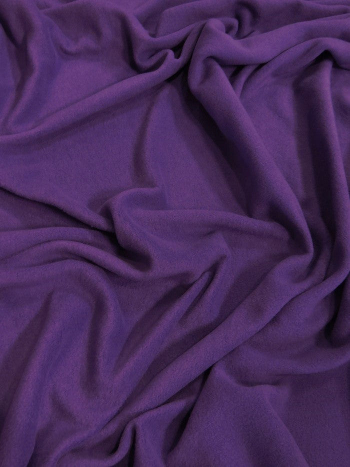 Fleece Fabric Solid / Purple / 30 Yard Roll - 0