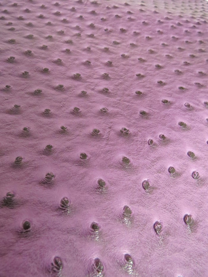 Passion Purple Classic Ostrich Upholstery Vinyl Fabric / Sold By The Yard - 0
