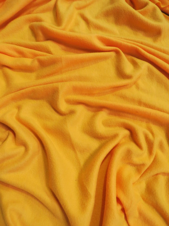 Fleece Fabric Solid / Golden Yellow / 30 Yard Roll - 0