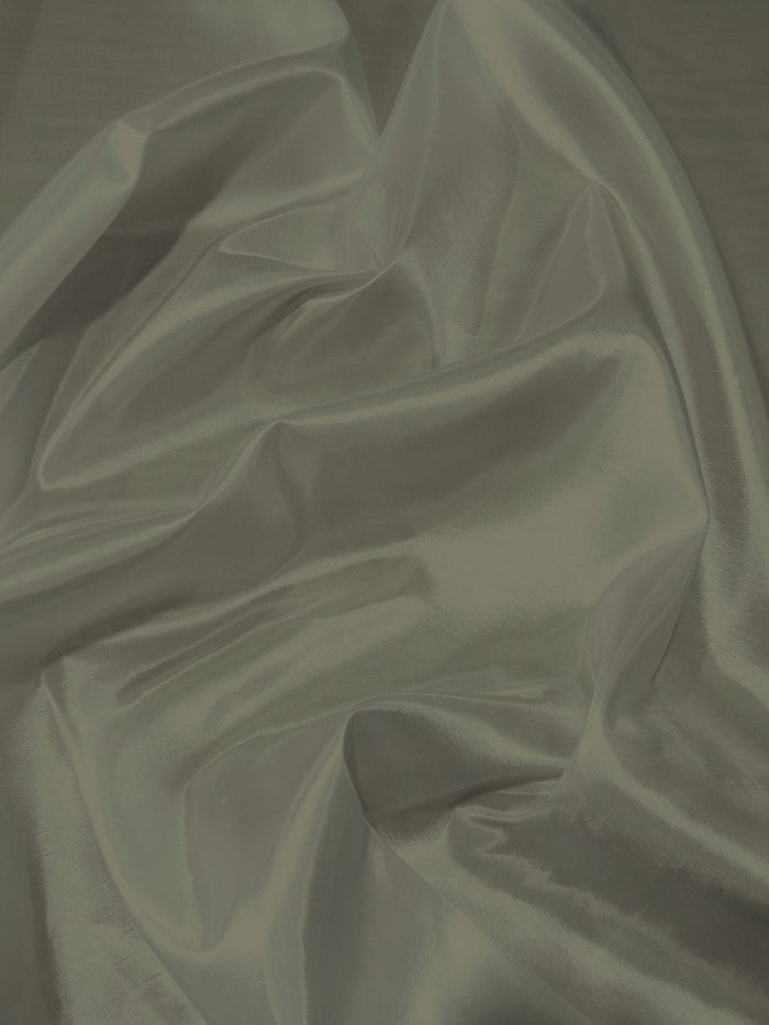 Solid Polyester Taffeta 58"/60" Fabric / Charcoal / Sold By The Yard
