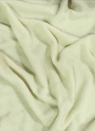 Sherpa Faux Fur Fabric / Ivory / Sold By The Yard