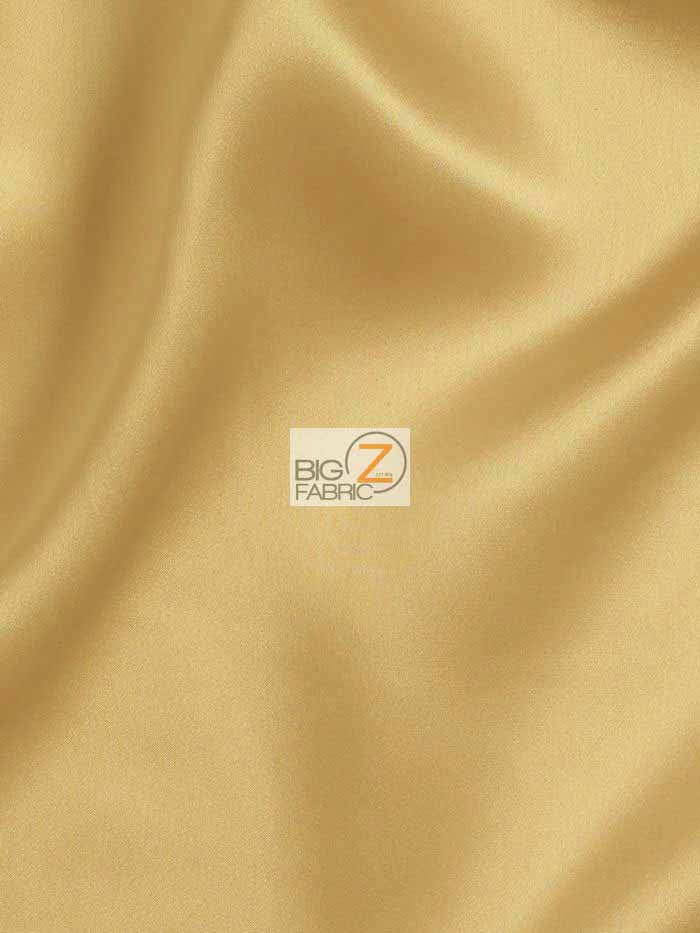 Solid Crepe Back Satin Fabric / Gold / Sold By The Yard