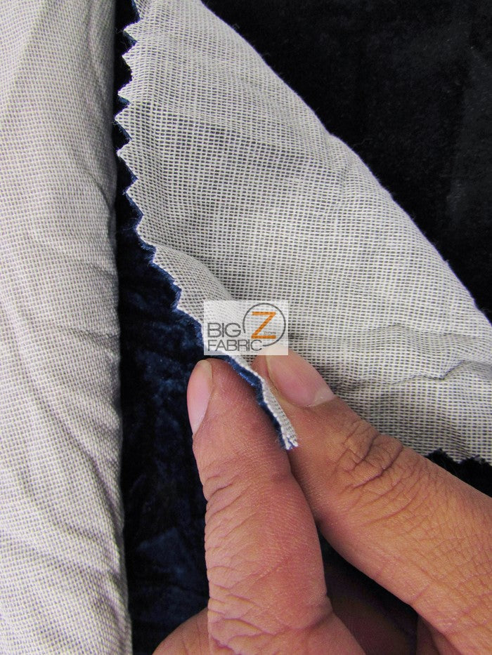 Crushed Flocking Upholstery Velvet Fabric / Orange / 40 Yard Roll - 0