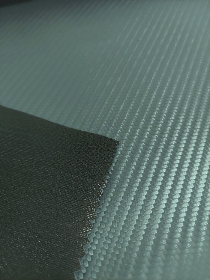 Dark Gray Carbon Fiber Marine Vinyl Fabric