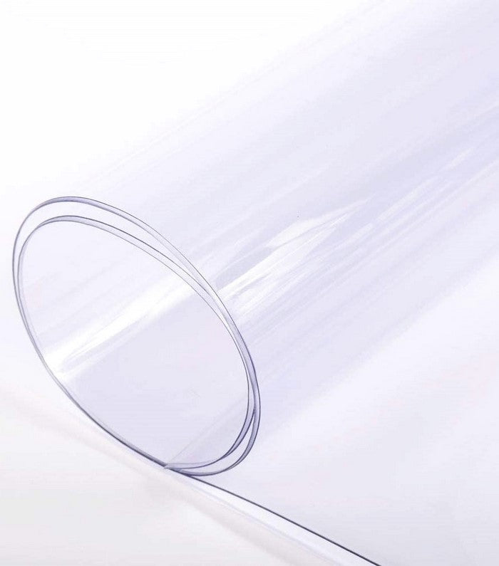08 Gauge Clear Plastic Vinyl Fabric / Sold By The Yard