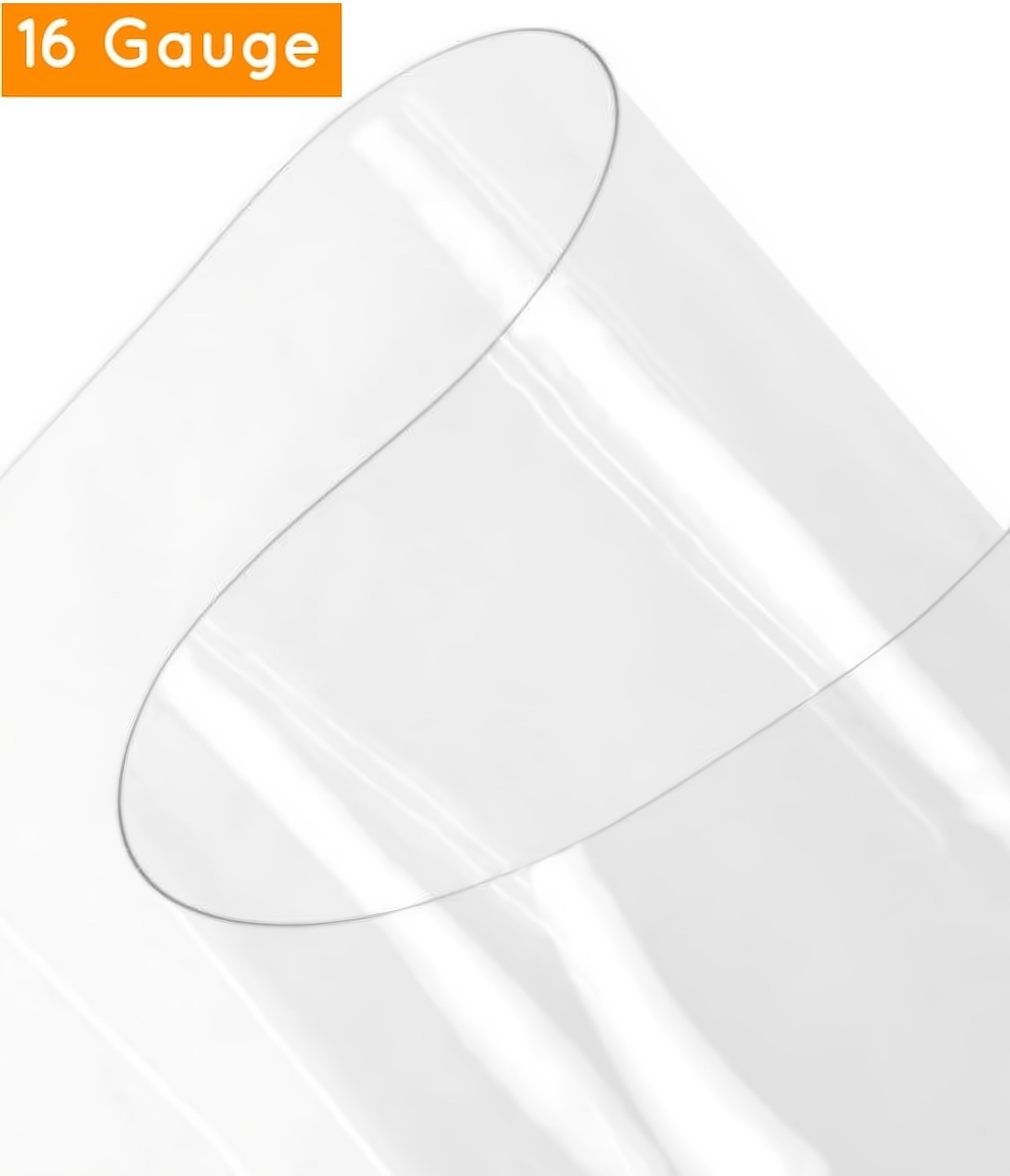 Wholesale Clear Plastic Vinyl Fabric 16 Gauge By The Roll - 60