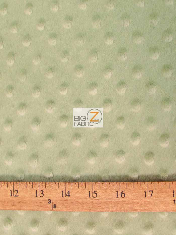 Charcoal Minky Dimple Dot Baby Soft Fabric / Sold By The Yard - 0