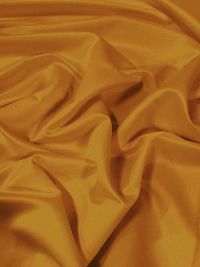 Dull Bridal Satin Fabric / Antique Gold / Sold By The Yard