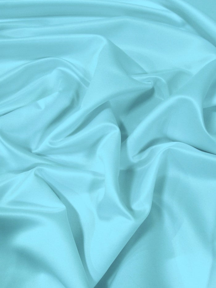 Dull Bridal Satin Fabric / Baby Blue / Sold By The Yard
