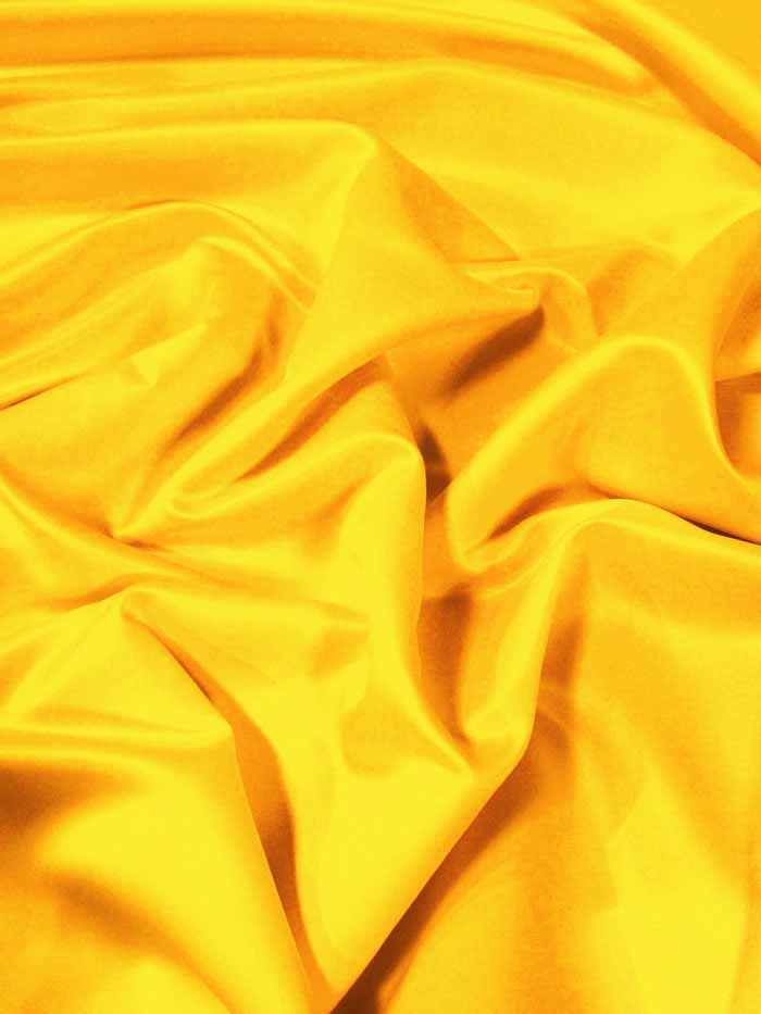 Dull Bridal Satin Fabric / Yellow / Sold By The Yard
