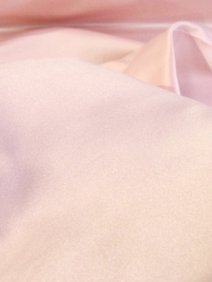 Dull Bridal Satin Fabric / Blush / Sold By The Yard