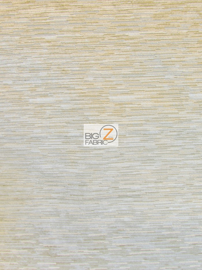 Famous Luxury Vector Stripes Upholstery Fabric / Beige / Sold By The Yard