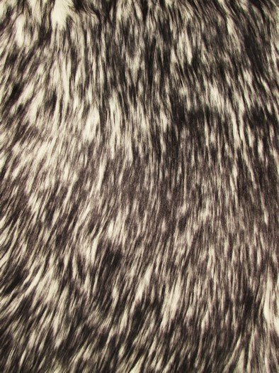 Black Candy Shag Fabric / Sold By The Yard