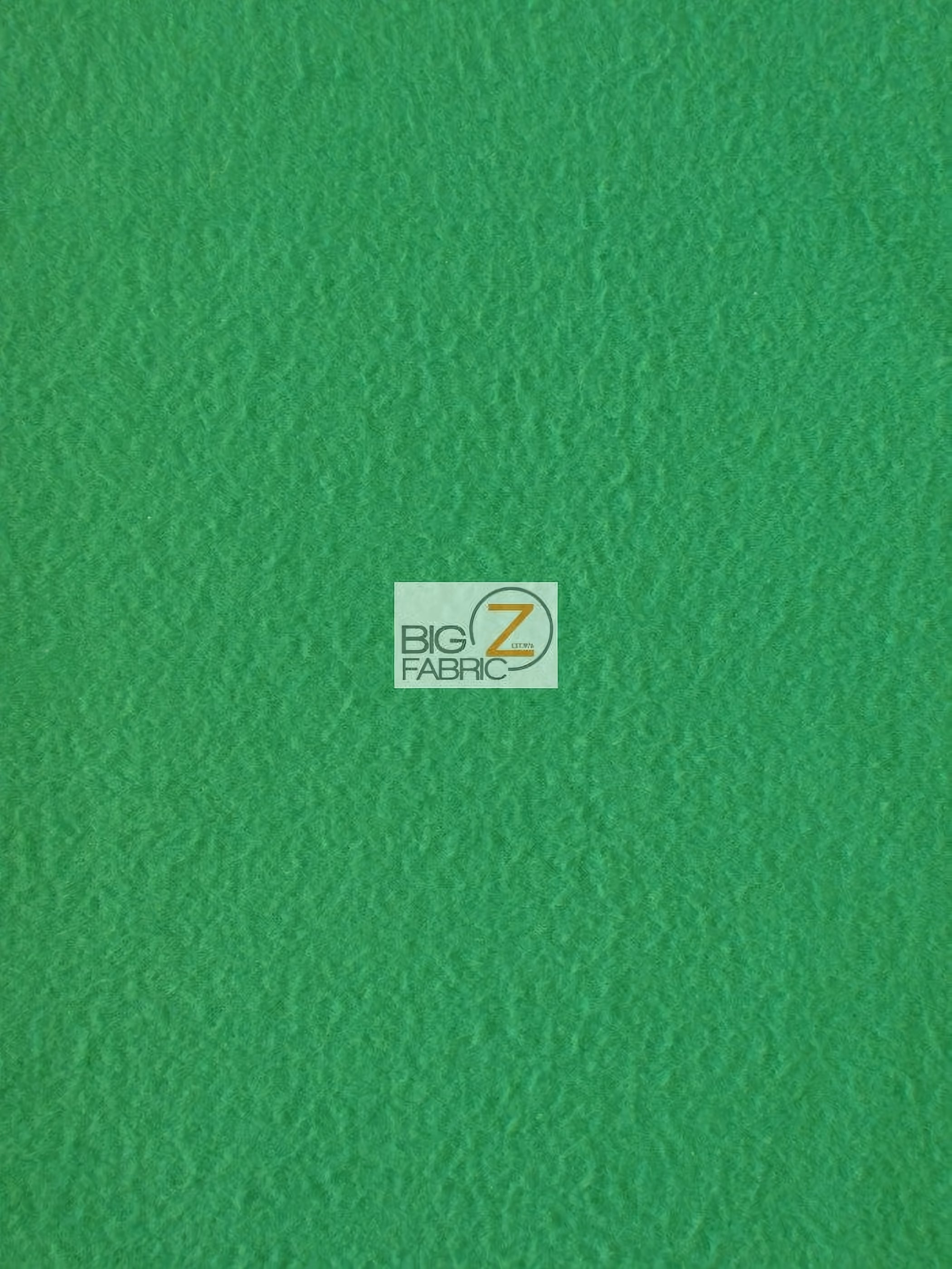 Anti-Pill Polar Fleece Fabric By The Yard – Kelly Green Solid, 60" Wide