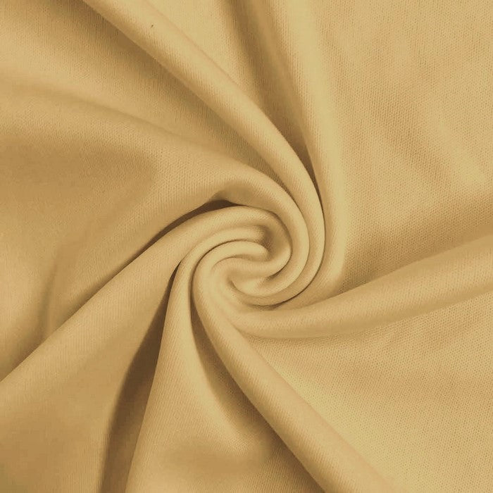 Solid Polyester Interlock Knit Fabric  / Taupe / Sold By The Yard