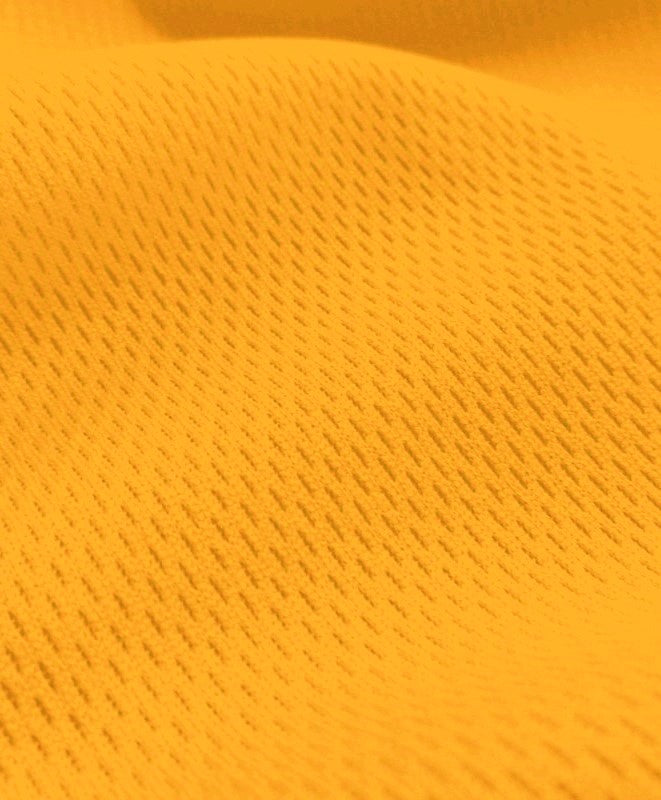 Heavy Sports Mesh Activewear Jersey Fabric / Canary Yellow / Sold by The Yard