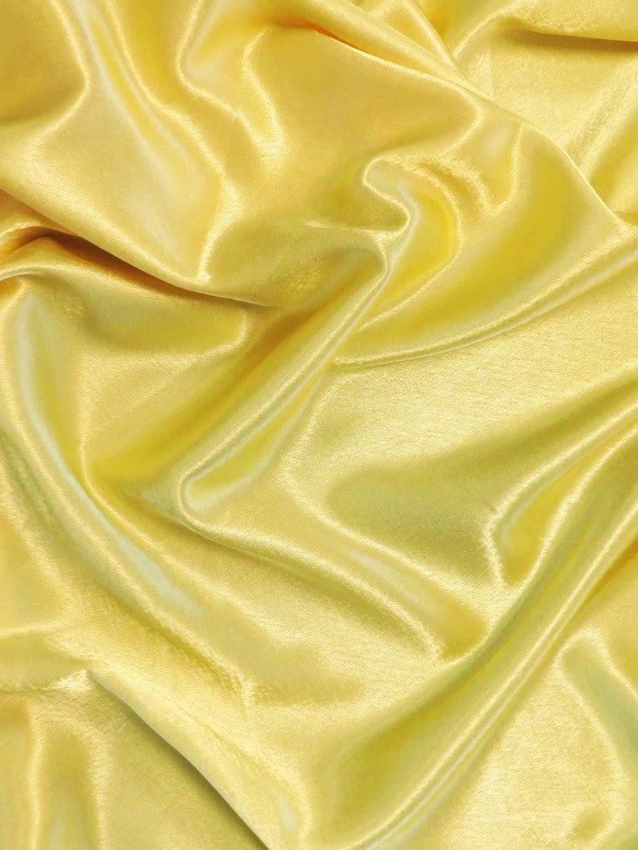 Solid Crepe Back Satin Fabric / Sunshine / Sold By The Yard