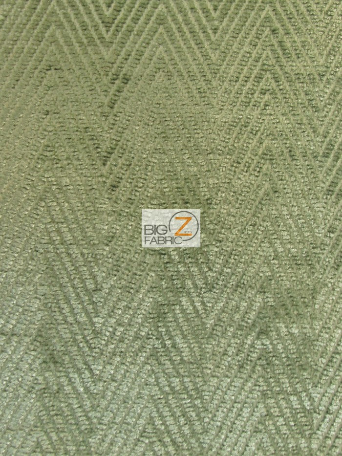 Mini Chevron Upholstery Fabric / Seaspray / Sold By The Yard