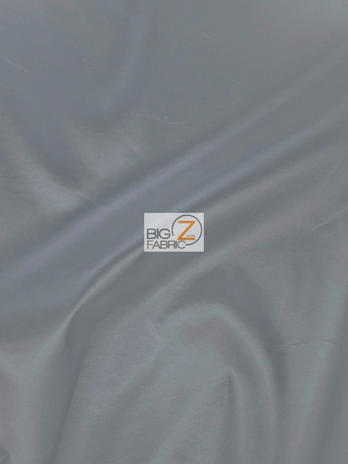 Solid Polyester Taffeta 58"/60" Fabric / Charcoal / Sold By The Yard