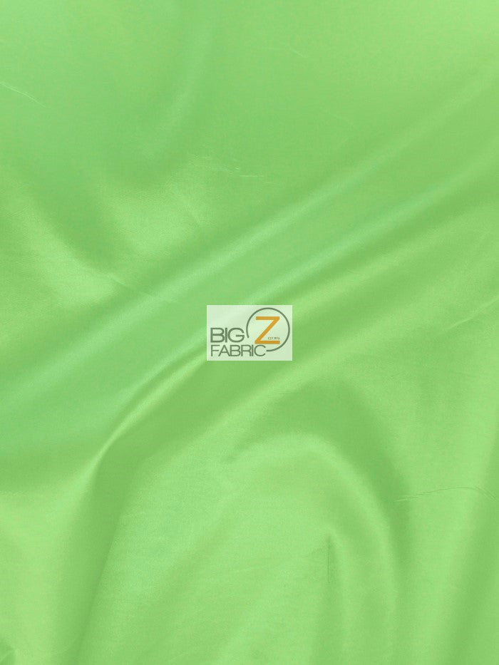 Solid Polyester Taffeta 58"/60" Fabric / Lime / Sold By The Yard