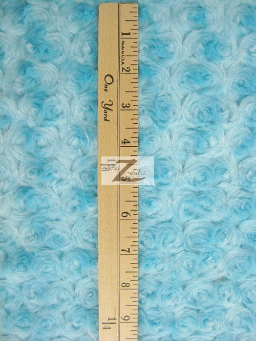 Wine Minky Rose/Rosette Floral Baby Soft Fabric / Sold By The Yard