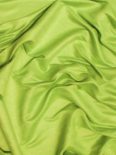 Microfiber Suede Upholstery Fabric / Celery / Passion Suede Microsuede