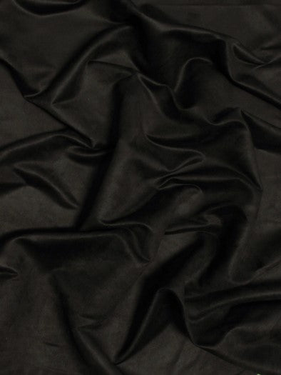Microfiber Suede Upholstery Fabric / Black / Passion Suede Microsuede