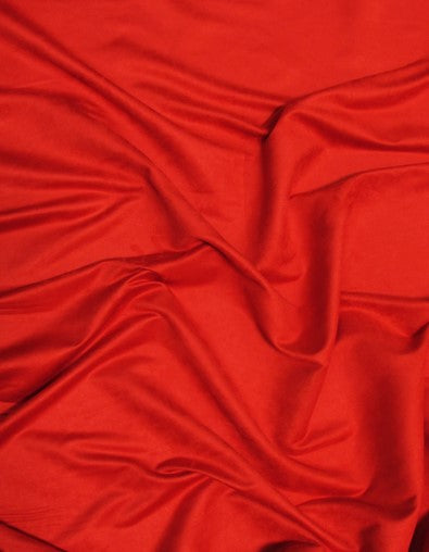 Microfiber Suede Upholstery Fabric / Red / Passion Suede Microsuede