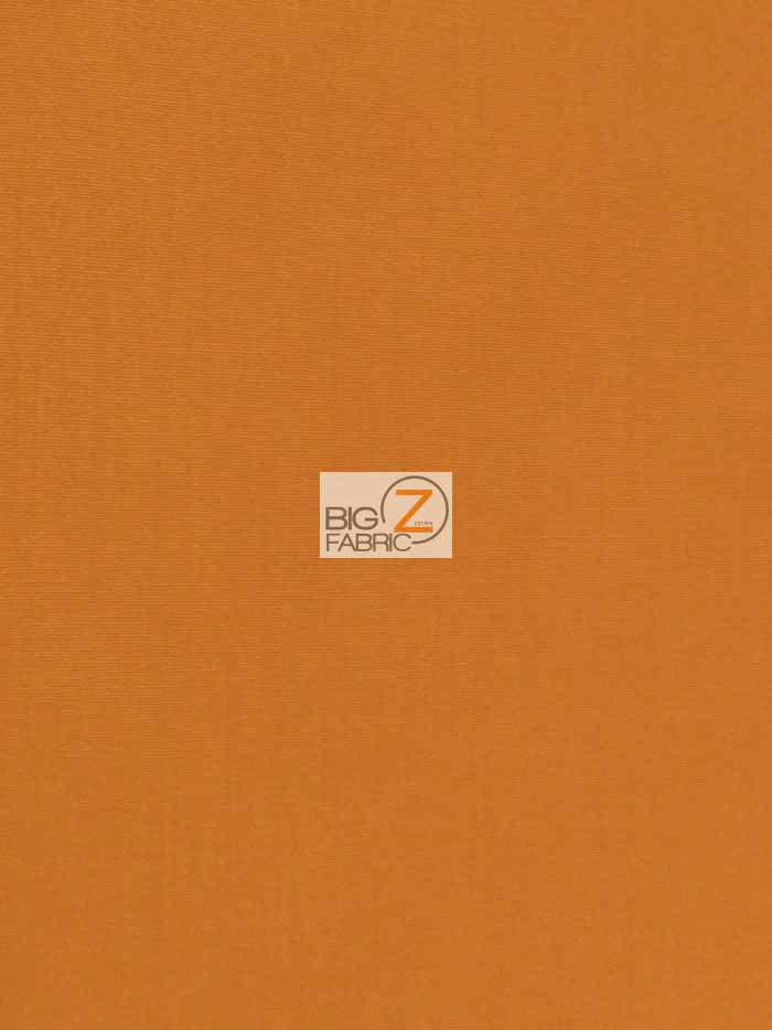 Poly Cotton Solid Fabric 58"/60" Width / Orange / Sold By The Yard