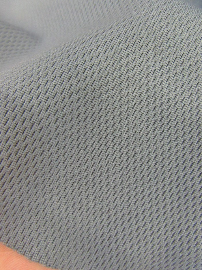 Sports Mesh Activewear Jersey Spandex Fabric / Ash / Sold By The Yard