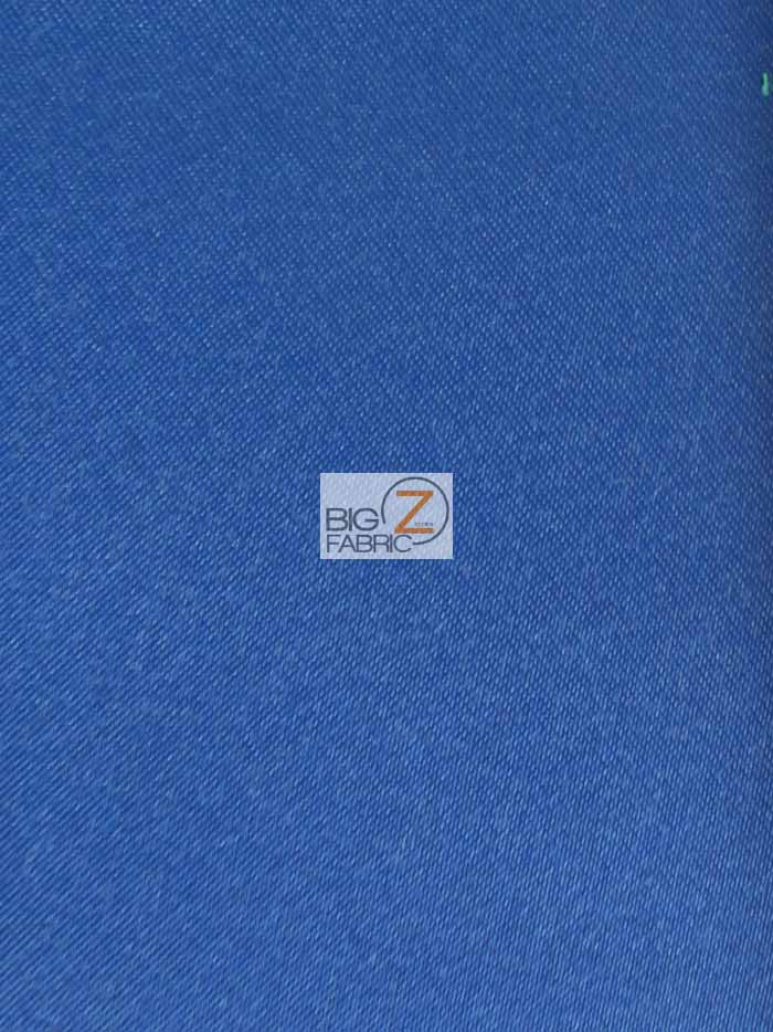 Solid Poly Spandex Satin Fabric / Royal Blue / Sold By The Yard