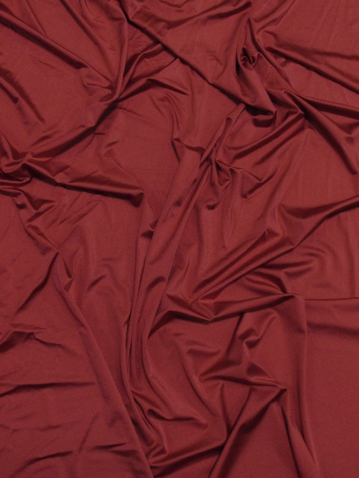 Solid Stretch Spandex Costume Nylon Fabric / Wine / Sold By The Yard