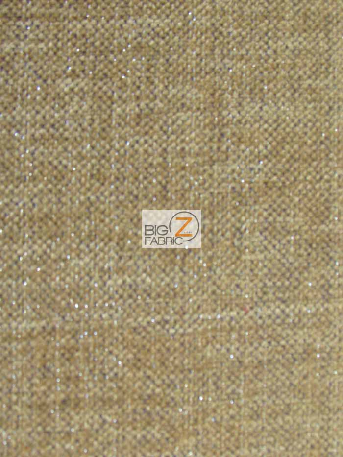 Sparkle Trend Chenille Upholstery Fabric / Gold / Sold By The Yard