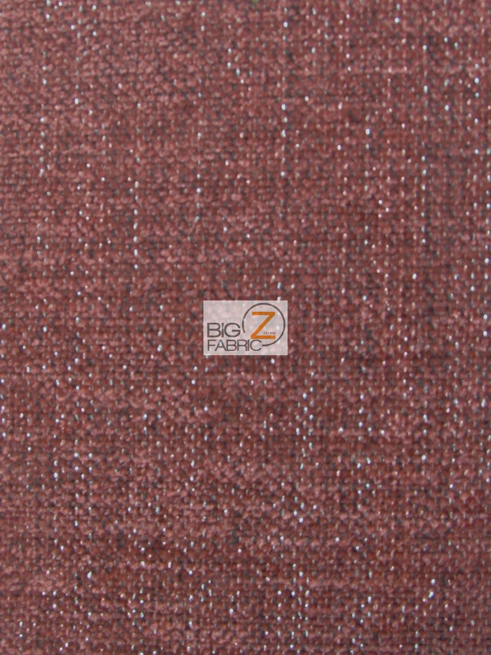Sparkle Trend Chenille Upholstery Fabric / Sienna / Sold By The Yard