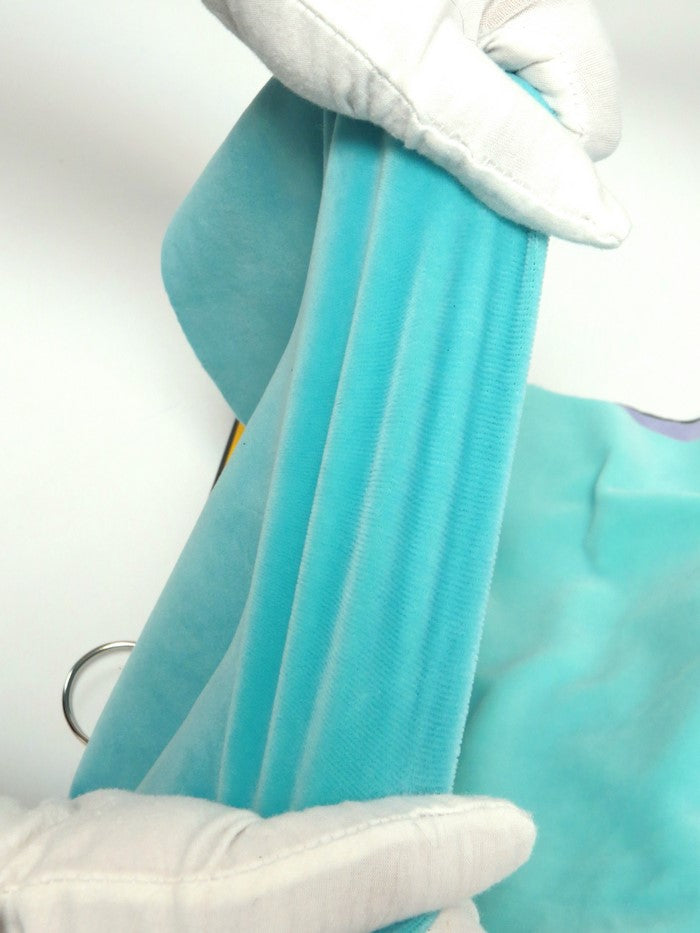 Turquoise Stretch Mochi Plush Minky / Soft Solid Fabric by the Yard