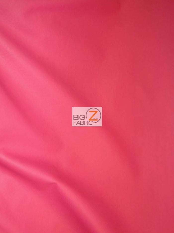 Hot Pink Solid Soft Vinyl Fabric / Sold By The Yard