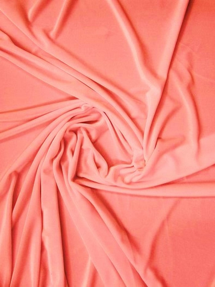 Stretch Velvet Velour Spandex 360 Grams Costume Fabric / Flamingo / Sold By The Yard