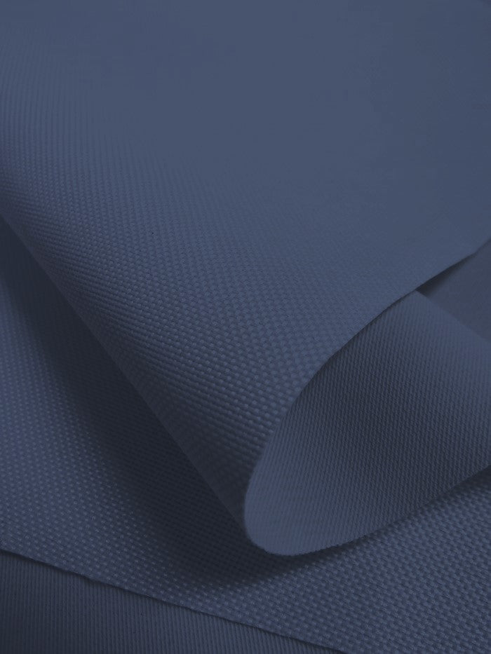Premium Canvas PVC Outdoor Waterproof Fabric / Navy Blue / Sold By The Yard