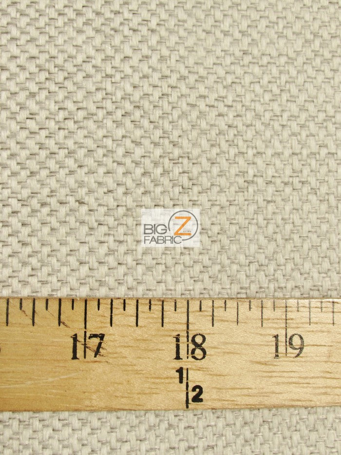 Vintage Lattice Textured Upholstery Fabric / Sand / Sold By The Yard - 0