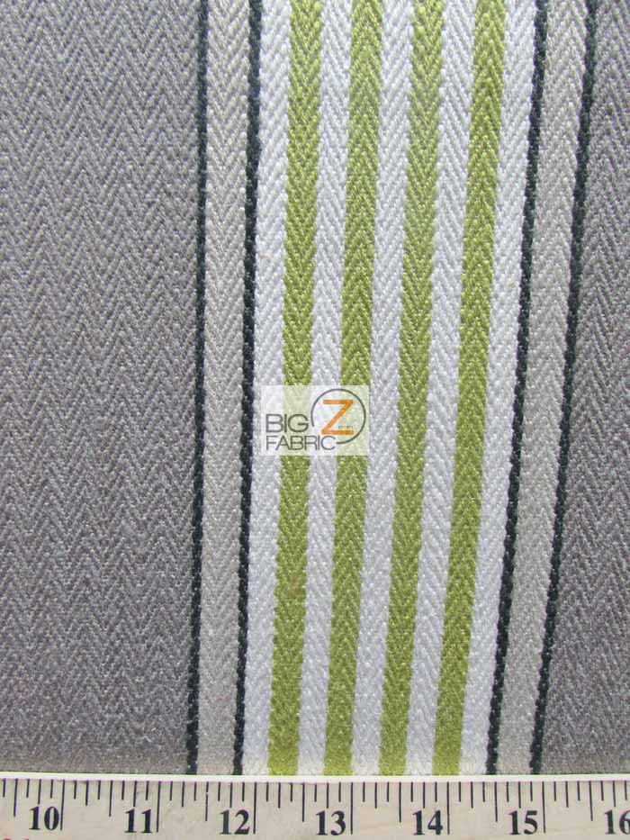 Viscose Pennington Stripe Upholstery Fabric / Fossil / Sold By The Yard