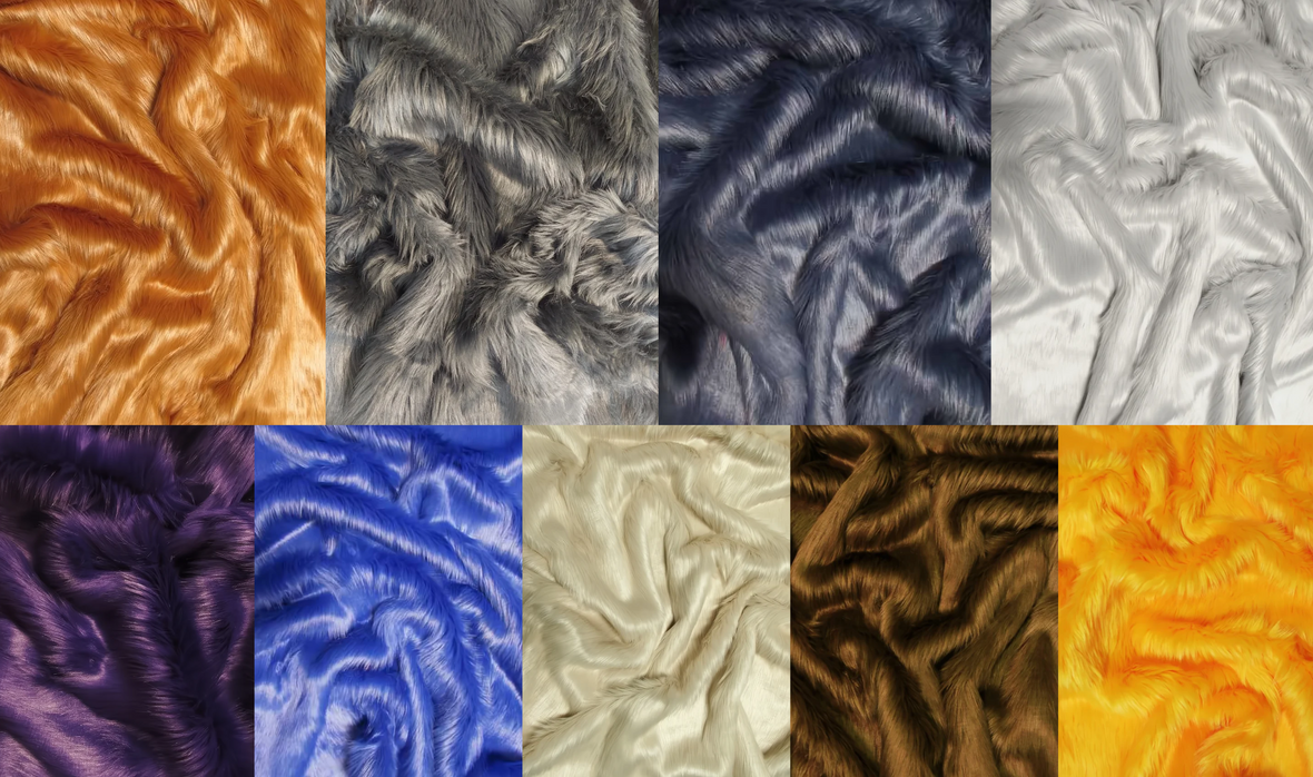Newly added colors of our denser, fuller, and softer Faux Furs have arrived.
